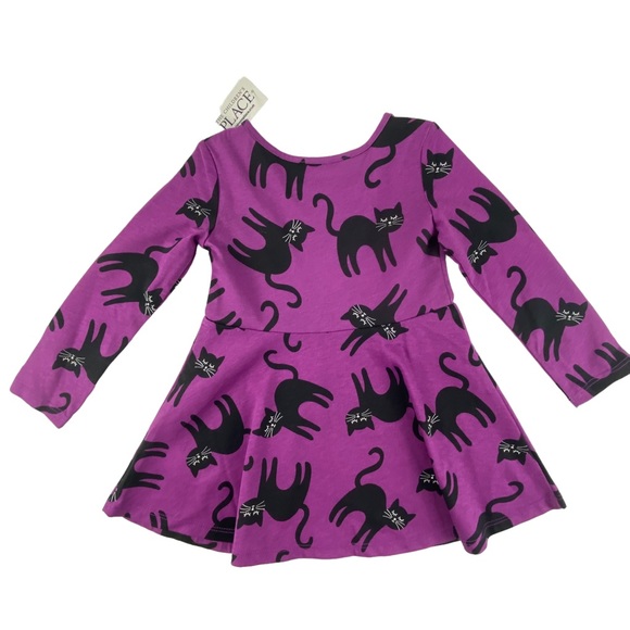 NWT Children's Place Purple Cat Dress Size 18-24M - Picture 2 of 5